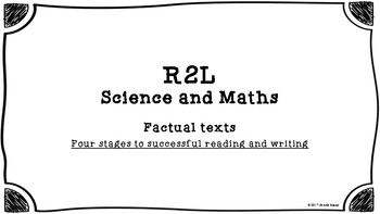 Preview of Reading to Learn (R2L) Instruction Cards with Templates for Teachers