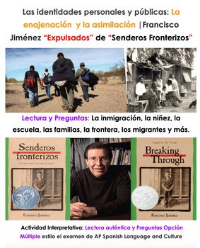 Preview of Reading with AP Style Questions | "Expulsados" por Francisco Jiménez de México