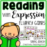 Reading Fluency {A Reading with Expression Game} Spring Edition