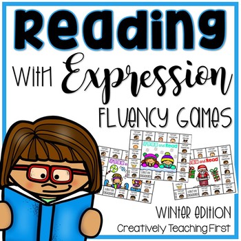 Preview of Reading Fluency {A Reading with Expression Game} Winter Edition