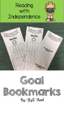 Reading with Independence Bookmarks to use when GOAL setting