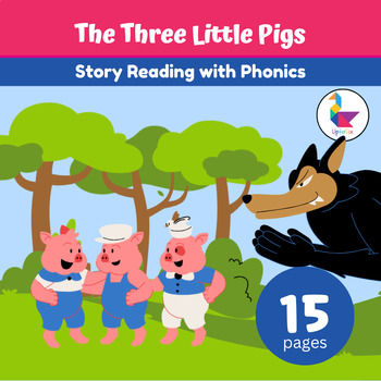 Preview of Reading with Phonics | The Three Little Pig Story