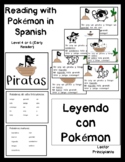 Reading with Pokemon in Spanish - Beginner - PIRATAS