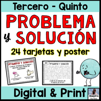 Preview of Readings in Spanish - Problema y solución - Lecturas - Digital and Print