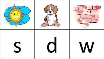 Preview of Readwell U1-9 Beginning Sounds cards