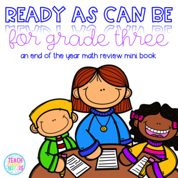 Preview of Ready As Can Be For Grade Three! {A Second Grade Math Review Mini Book}
