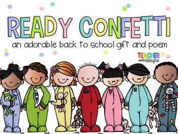 Preview of Ready Confetti - Back to School