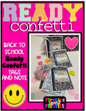 Ready Confetti Back to School Tag