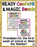 Ready Confetti and Magic Beads Tags