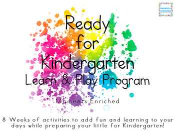 Preview of Ready For Kindergarten Summer Program