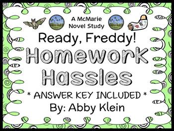 Preview of Ready, Freddy! Homework Hassles (Abby Klein) Novel Study / Comprehension