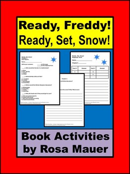 Preview of Ready Freddy, Ready Set Snow! Chapter Comprehension Questions