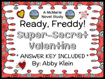 Preview of Ready, Freddy! Super-Secret Valentine (Abby Klein) Novel Study / Comprehension