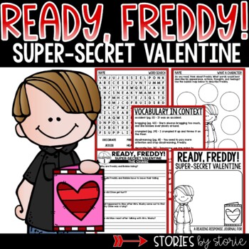 Preview of Ready, Freddy! Super-Secret Valentine Printable and Digital Activities