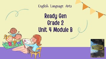 Preview of Ready Gen Grade 2 Slide Shows for U4MB Lessons 1-5 Disaster Alert