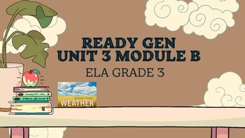 Preview of Ready Gen Grade 3 Slide Shows "Living Through Natural Disaster" U3 MB  L11-15