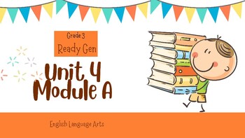 Preview of Ready Gen Grade 3 Slide Shows for Unit 4 Module A All Lessons 1-18 Grade 3
