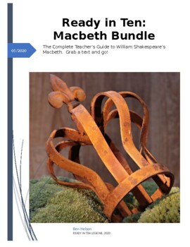 Preview of Macbeth Distance Learning Bundle: Everything you need to teach!