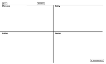 Preview of Ready-Made Comprehension Maps for Fiction or Non-Fiction