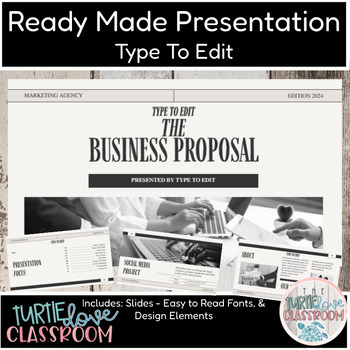 Preview of Ready Made Presentation Business Proposal Communications Theme Ready To Edit!