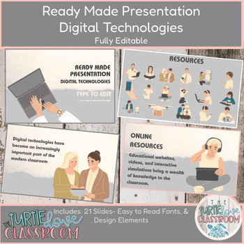 Preview of Ready Made Presentation - Digital Technologies - Ready To Edit! Mini Lesson