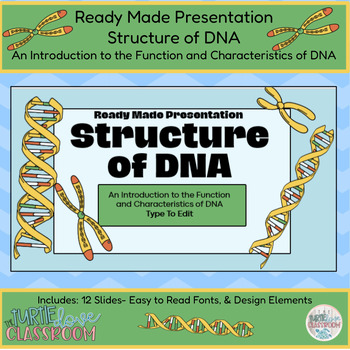 Preview of Ready Made Presentation - Structure of DNA -  Ready to Edit! 20 Minute Lesson