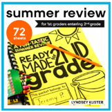 First Grade End of the Year Summer Review Packet - Math an