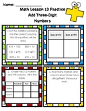 Ready Math Lesson 13 Review for 2nd Grade