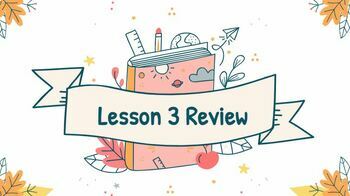 Preview of Ready Math Lesson 3 Review Google Slides