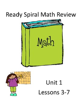 Preview of Math Spiral Review to go along with the lessons in Ready Math