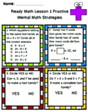 Ready Math Unit 1 Review for 2nd Grade BUNDLE