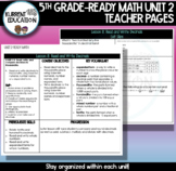 Ready Math Unit 2 Teacher Pages- 5th Grade