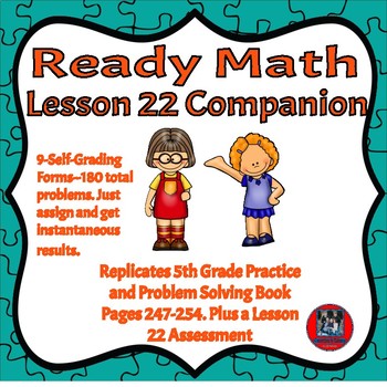 Preview of Ready Math for Distance Learning-Lesson 22-Workbook Companion-Measurement