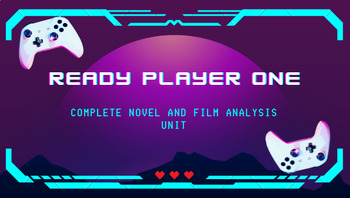 Preview of Ready Player One Complete Novel Unit