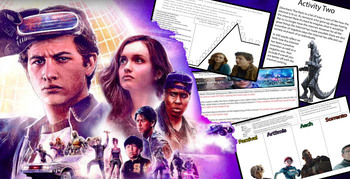 Preview of Ready Player One Movie Guide on Plot, Characterization, Questions, Activities