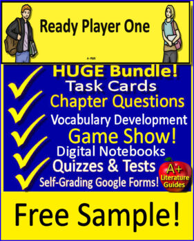 Ready Player One Unit Plan Novel Study W/ Vocabulary, Questions & Enrichment