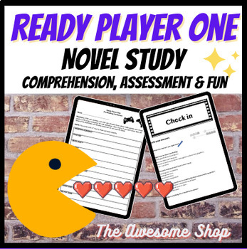 Preview of Ready Player One Unit Plan Novel Study W/ Vocabulary, Questions & Enrichment
