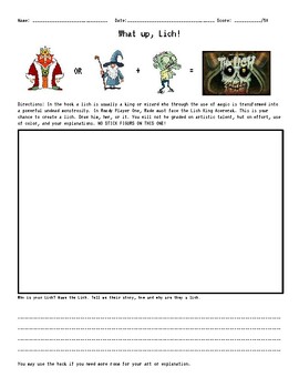 Movie Handouts for the Novel Ready Player One by Ernest Cline by Juggling  ELA