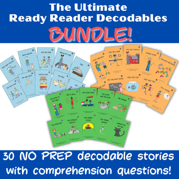 Preview of Decodable Readers Bundle - 30 Digital Decodable Books