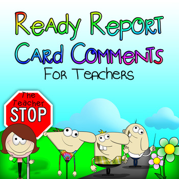 Preview of Ready Report Card Comments for Teachers {Graphics Overhaul}