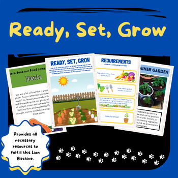 Preview of Ready, Set, Grow,  Lion Cub Scout Elective