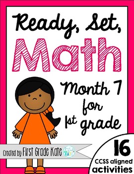 Preview of First Grade Math Centers for Month 7