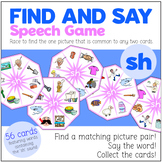 Find and Say! – ‘SH’ –  articulation / speech therapy game