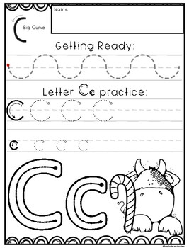 Ready, Set, Trace! [Letter Formation Tracing Pages] | TPT