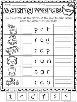 Making Words Printables - Ready To GO! by All Students Can Shine