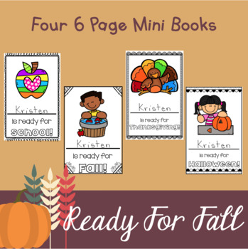 Preview of Ready for Fall Mini Books