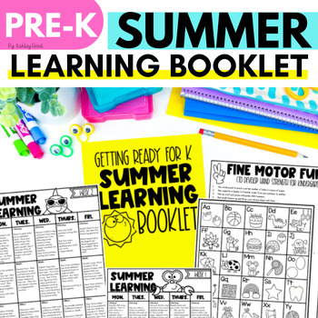 Preview of Ready for K Kindergarten Readiness Preschool Pre-K Summer Learning Activities