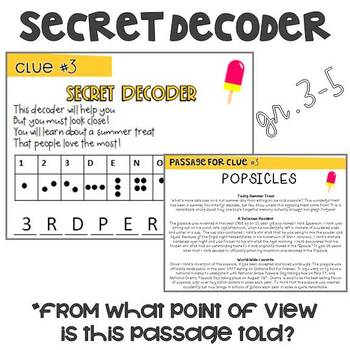 October Crack the Code Grades 1-5 | Printable Teacher Resources | The  Limitless Classroom