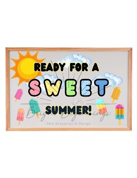 Preview of Ready for a SWEET Summer - Bulletin Board Design