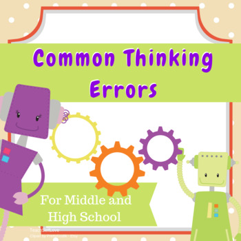 Preview of Ready-to-Cut Handouts - Common Thinking Errors